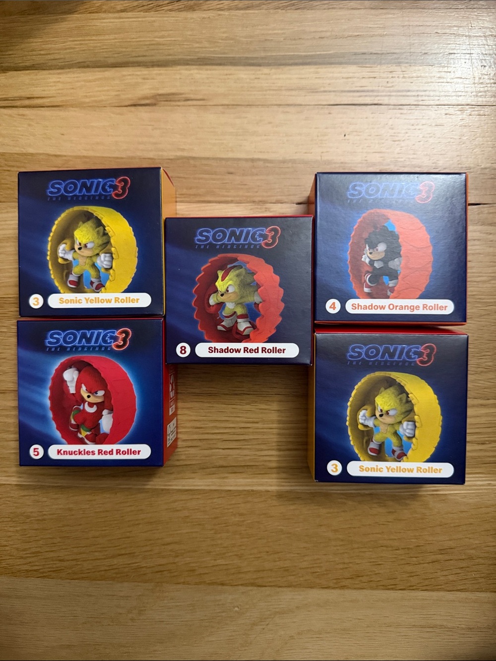 NWT Bundle of 5 - Sonic 3 McDonald’s Toys